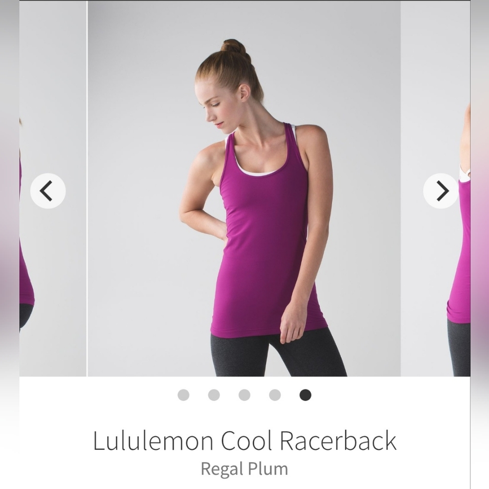 Lululemon 🍋 Cool Racerback Tank. Sz 6